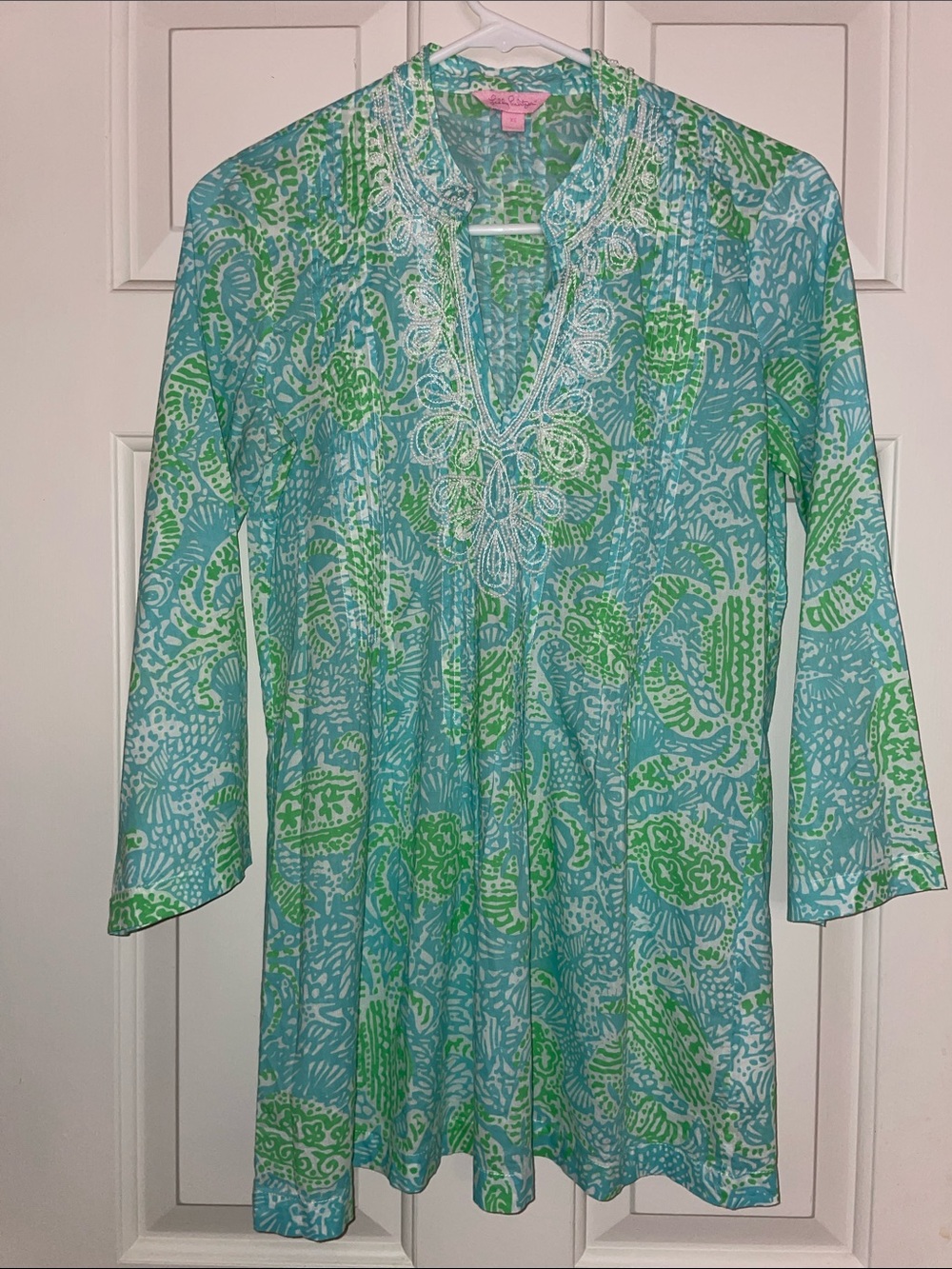 Lilly Pulitzer Sarasota Tunic in Get Crackin Crab, Like New Condition, Size XS